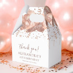 バラ金ゴールドバルーン60th Birthday Party フェイバーボックス<br><div class="desc">6祝十歳の誕生日パーティーの赤面ピンクとバラ金ゴールドバルーンと紙吹雪好意ありがとうボックスで、洗練されたユーモアを最も可能な方法で満たしてスタイリッシュあなたの60年！これらの特典ボックスは、単に甘いお菓子や記念品を保持するためのものではなく、彼らはあなたのゲストが笑顔とスマイルです離れ、あなたのマイルストーンのお祝いを確保するためにここにいる。赤面ピンクとバラ金ゴールドの配色はtouchを追加エレガントし、バルーンとよくはしゃぐ散乱紙吹雪のデザインは大気の光とおもしろいを追加する。60歳を過ぎると祝い、この箱は旅の一部と感謝していして客客に最適な方法だ。ワインのように古くなっており、あなたはそれを示す素晴らしことを恐れていないことを思い出させる。だから、これらの好意の箱をグッズと笑いで満たし、あなたの忘れられないお祝いの一部でゲストを家に送る。私たちの60歳の誕生日パーティー赤面ピンクとバラ金ゴールドバルーンと紙吹雪お願い箱を持って、あなたの誕生日パーティーは必ず忘れられない笑わされる問題である。ここに60の素晴らしい年と多くの笑いと好意で満ちスタイリッシュている！応援!</div>
