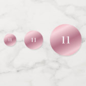 バラ金ゴールドバレーボールかわいいガーリー名前スポーツテーマ コンフェッティ (裏面)