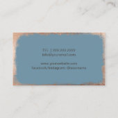 バラ金ゴールドパイナップルダスティブルーイベント計画 名刺 (裏面)