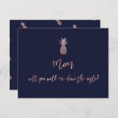 バラ金ゴールドパイナップルママ、私を下に連れて行く。 セーブザデート (正面/裏面)