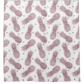 バラ金ゴールドパイナップル シャワーカーテン (正面)