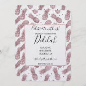 バラ金ゴールドパイナップル 招待状 (正面/裏面)