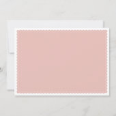 バラ金ゴールドパペルピカドメキシコのベビーガールシャワー 招待状 (裏面)