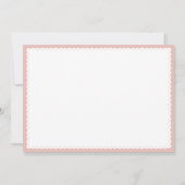 バラ金ゴールドパペルピカドメキシコのベビーガールシャワー 招待状 (裏面)