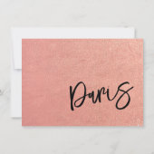 バラ金ゴールドパリパスポート サンキューカード (裏面)