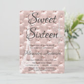 バラ金ゴールドパリSweet sixteenバースデーパーティー 招待状 (スタンド正面)