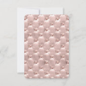 バラ金ゴールドパリSweet sixteenバースデーパーティー 招待状 (裏面)