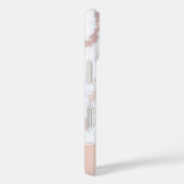 バラ金ゴールドパーソナライズされた大理石 Case-Mate iPhoneケース (裏面 / 右)