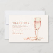 バラ金ゴールドパールスプロセッコ サンキューカード (正面)