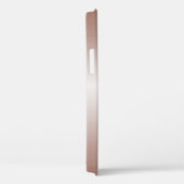 バラ金ゴールドヒョウ手書きネームメタル Case-Mate iPhoneケース (裏面 / 右)