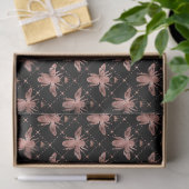 バラ金ゴールドビーシリーズデザイン10ティッシュペーパー 薄葉紙 (ギフト)