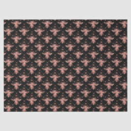 バラ金ゴールドビーシリーズデザイン10ティッシュペーパー 薄葉紙