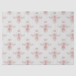 バラ金ゴールドビーシリーズデザイン2ティッシュペーパー 薄葉紙