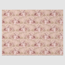 バラ金ゴールドビーシリーズデザイン8ティッシュペーパー 薄葉紙