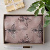 バラ金ゴールドビーシリーズデザイン9ティッシュペーパー 薄葉紙 (ギフト)