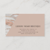 バラ金ゴールドビーニング大理石ブティックマネージャー 名刺 (裏面)