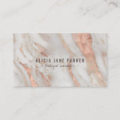 バラ金ゴールドビーニング大理石ブティックマネージャー 名刺 (正面)