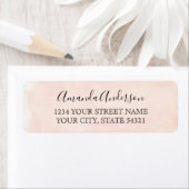 バラ金ゴールドピンクウォーター色 ラベル (インサイチュ)