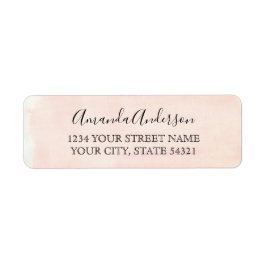 バラ金ゴールドピンクウォーター色 ラベル