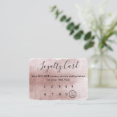 バラ金ゴールドピンクウォーター色 ロイヤリティカード (スタンド正面)