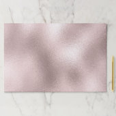 バラ金ゴールドピンクガーリー箔エレガント紙ランチョンマット ペーパーパッド (インサイチュ)