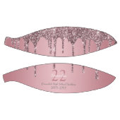 バラ金ゴールドピンクグリッタードリップス名チーム番号年 バスケットボール (パネル)