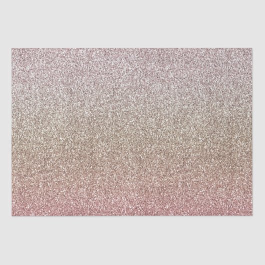 バラ金ゴールドピンクグリッター 薄葉紙 (正面)