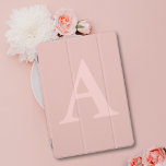 バラ金ゴールドピンクシンプルモノグラムiPadカバー iPad Miniカバー<br><div class="desc">ピンクとモノグラムを愛し、カバーが必要なiPad頭が切れるを持つ？これはカバーしている（およびiPad）</div>
