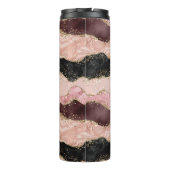 バラ金ゴールドピンクストラタグリッターグラムガーリーモノグラム タンブラー (裏面)