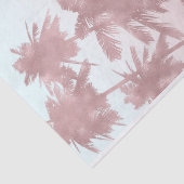 バラ金ゴールドピンクパームズビーチグラデーションパームツリーズ 薄葉紙 (詳細)