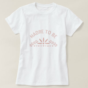 バラ金ゴールドピンクマドレベビーシャワー Tシャツ