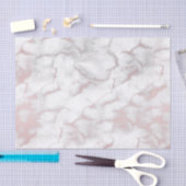 バラ金ゴールドピンクマーブルシモダンックトレンディーパーティー 薄葉紙 (クラフト)