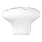 バラ金ゴールドピンクマーブルシモダンックトレンディー セラミックノブ (側面)