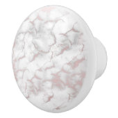 バラ金ゴールドピンクマーブルシモダンックトレンディー セラミックノブ (右)