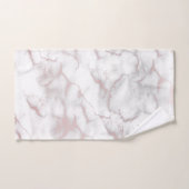 バラ金ゴールドピンクマーブルシモダンックトレンディー バスタオルセット (ハンドタオル)