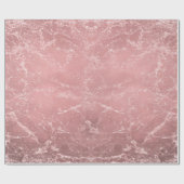 バラ金ゴールドピンクモダントレンディーグラムマーブルシック ラッピングペーパー (フラット)