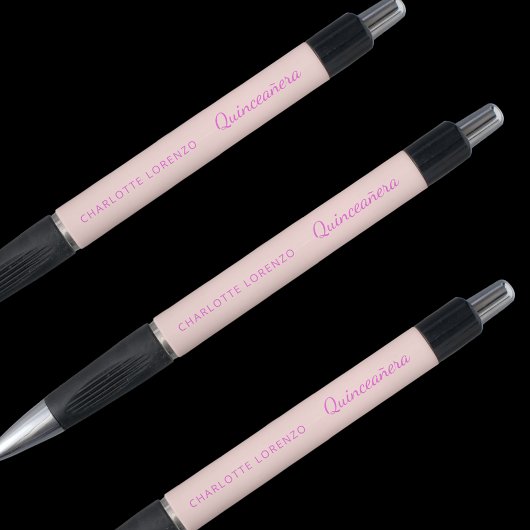 バラ金ゴールドピンク名キンセアニェラ ボールペン