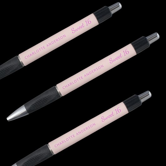 バラ金ゴールドピンク名Sweet 16 ボールペン