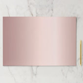 バラ金ゴールドピンク箔ガーリー紙ランチョンマット ペーパーパッド (インサイチュ)