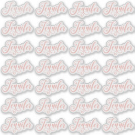 バラ金ゴールドピンク装飾ジェニファー28個 シール