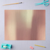 バラ金ゴールドピンク赤面グラムメタリックミニマル 薄葉紙 (クラフト)