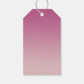 バラ金ゴールドピンク金ゴールドグリッタースパークル ギフトタグ (裏面)