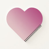 バラ金ゴールドピンク金ゴールドグリッタースパークル ノートブック (裏面)