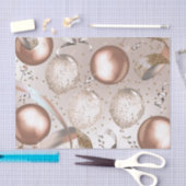 バラ金ゴールドピンク&グリッターバルーンSweet 16パーティー 薄葉紙 (クラフト)