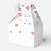 バラ金ゴールドピ結婚ンクのホイルフェイクグリッター フェイバーボックス (裏面サイド)