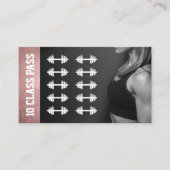 バラ金ゴールドフィットネストレーナー10クラスパスロイヤリティ ロイヤリティカード (正面)