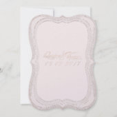 バラ金ゴールドフェイクグリッタージェム招待状 招待状 (正面)