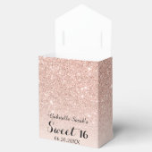 バラ金ゴールドフェイクグリッターピンクグラデーションスイーツ16 フェイバーボックス (オープン)