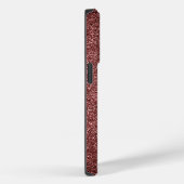 バラ金ゴールドフェイクグリッターモノグラムミニマリストスパークリー Case-Mate iPhoneケース (裏面 / 右)