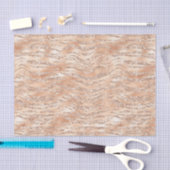 バラ金ゴールドフェイクグリッター縞模様 薄葉紙 (クラフト)